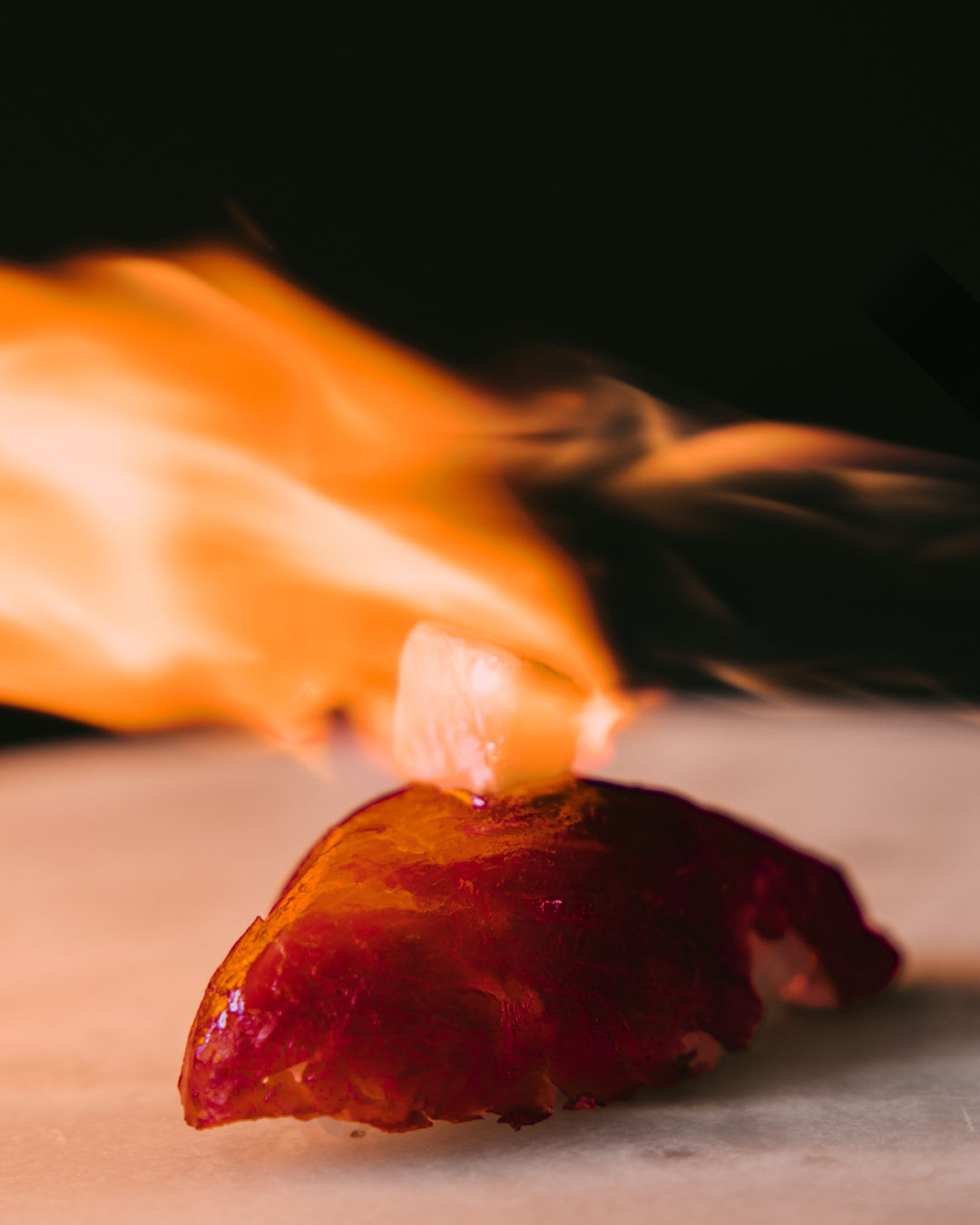 Nigiri flambeado